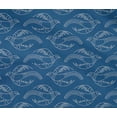 thumbnail image 4 of oneOone Cotton Flex Fabric Bird Artistic Sashiko Print Decor Fabric Printed BTY 40 Inch Wide, 4 of 4