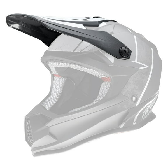 Z1R F.I Fractal Youth Helmet Visor/Peak Black