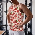 thumbnail image 5 of Pofeuu Tomatoes Print Men's Workout Tank Tops Sleeveless Muscle Gym Shirt Quick Dry-Large, 5 of 7