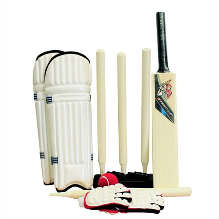 Amber Sports X-Treme for Junior Kids Cricket Set for Kids Upto 3 years – Set Includes Bat, Gloves, Pads, Ball, Bails, Stumps, Wicket Base and Carrying (Best Cricket Batting Pads)