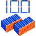 thumbnail image 1 of 100PCS Foam Darts Refill Compatible with Nerf N-Strike Elite Blasters Blue, 1 of 5