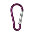 thumbnail image 5 of 5/10/50 pcs Aluminum Carabiner Key Chain Clip Outdoor Camping Keyring Snap Hook Water Bottle Buckle Kit Climbing Accessories, 5 of 11