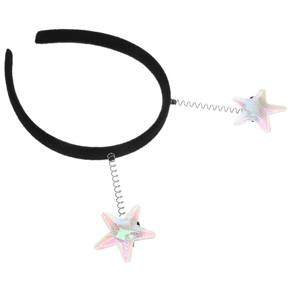 GAXIRE Star Hair Headpieces for Party, Multi Shiny Star Design, Iron and Plastic Fabric, 1 Set Hair Accessories