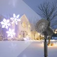 thumbnail image 3 of Snowflake Lights,Outdoor Waterproof LED Snowflake Outdoor Projector Lights Projector Light Top Tier Quality, 3 of 8