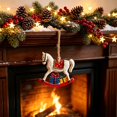 thumbnail image 4 of AZXY Christmas Tree Ornaments Hanging Decorations, Assorted Xmas Hanging Pendants for Winter Holiday Scene Decor, Indoor Home Party Mantel Window Festive Christmas Decor Supplies, 4 of 7