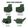 thumbnail image 4 of DaVinci Piper Recliner with 360 Swivel, Glider, Hidden Recline Mechanism, 4 of 6