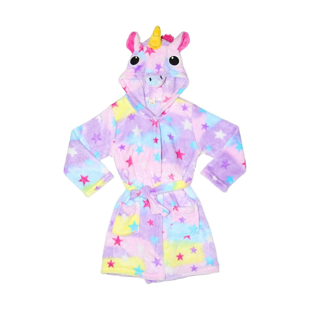Basico Unicorn Bathrobes For Baby Robe Toddler Hooded Bathrobe