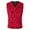Red, variant on uikmnh Vests for Men Mens Court Style Fashion Double Suit Vest Sleeveless formal for Elegant Business Casual Wear Size:L