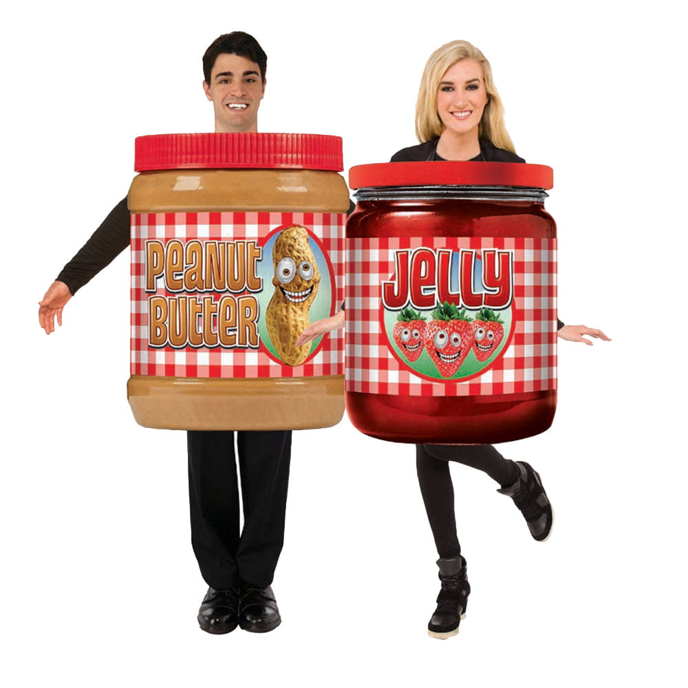 Adult Peanut Butter And Jelly Costume Set