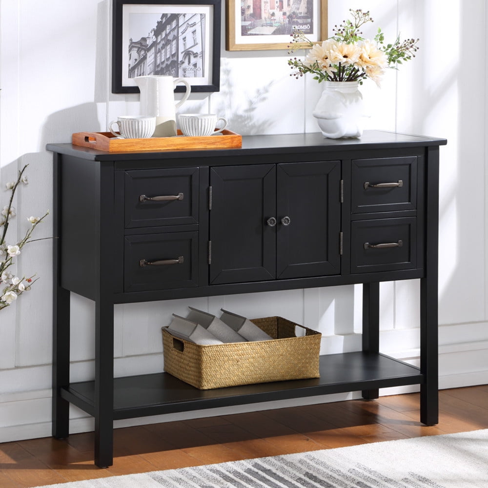 Sideboards and Buffets, 43" Buffet Sideboard with 4 Storage
