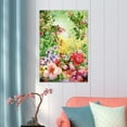 thumbnail image 5 of Poster Prints Wall Paper Art Decor Oil Painting Vintage Flowers 12x18 inch Photo Picture Poster for Home Bedroom Living Room Kitchen, 5 of 7