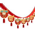 thumbnail image 5 of S SERENABLE 2024 Chinese Year New Year Garland 3 Meters Spring Festival Ornament Success Happiness Ceiling Decoration for Resraurant B, 5 of 8