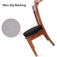 thumbnail image 4 of Cojín redondo para asiento de silla para sillas de taburete circular antideslizante, 1 pieza, color negro, 4 of 4