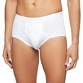 thumbnail image 3 of Men's FreshIQ Comfort Flex Waistband White Briefs, 7 Pack, 3 of 3