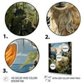 thumbnail image 3 of Designart "Explorer Pastoral Goat Mountain wall art I" Animals Floater Framed Canvas Print, 3 of 7