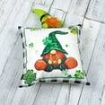 thumbnail image 4 of St Patricks Day Lumbar Pillow Cover 16x16 Buffalo Plaid Shamrock Clover Lucky Decorative Farmhouse Throw Pillows St Patrick''s Day Cushion Case for Sofa Couch Home Bed Decor, 4 of 6