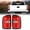 Red(Left+Right), variant on PIT66 Red Tail Light Brake Lamp LH Driver Fit For GMC Sierra 1500 2500 3500 2014-2018