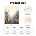 thumbnail image 2 of Sikiie Floral Mountain Landscape Print Canvas Decorative Hanging Painting, Anti-shrinkage Hanging Frame, Suitable for Home, Office Wall Decorations, 2 of 6