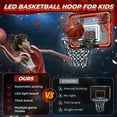 thumbnail image 3 of Mini Basketball Hoops - Indoor Over The Door Mini Hoop with Scoreboard & Ball Sets, Perfect Game Accessory for Teens and Adults Bedroom + Office, Basketball Hoop Toys for 8 9 10 11 12 Boys Girls, 3 of 7