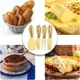 thumbnail image 6 of WuPing Cheese Knives 4 Pcs Stainless Steel Cheese Slicing Tool Include Cheese Fork, Slicing Knife, and Butter Spreader, 6 of 7