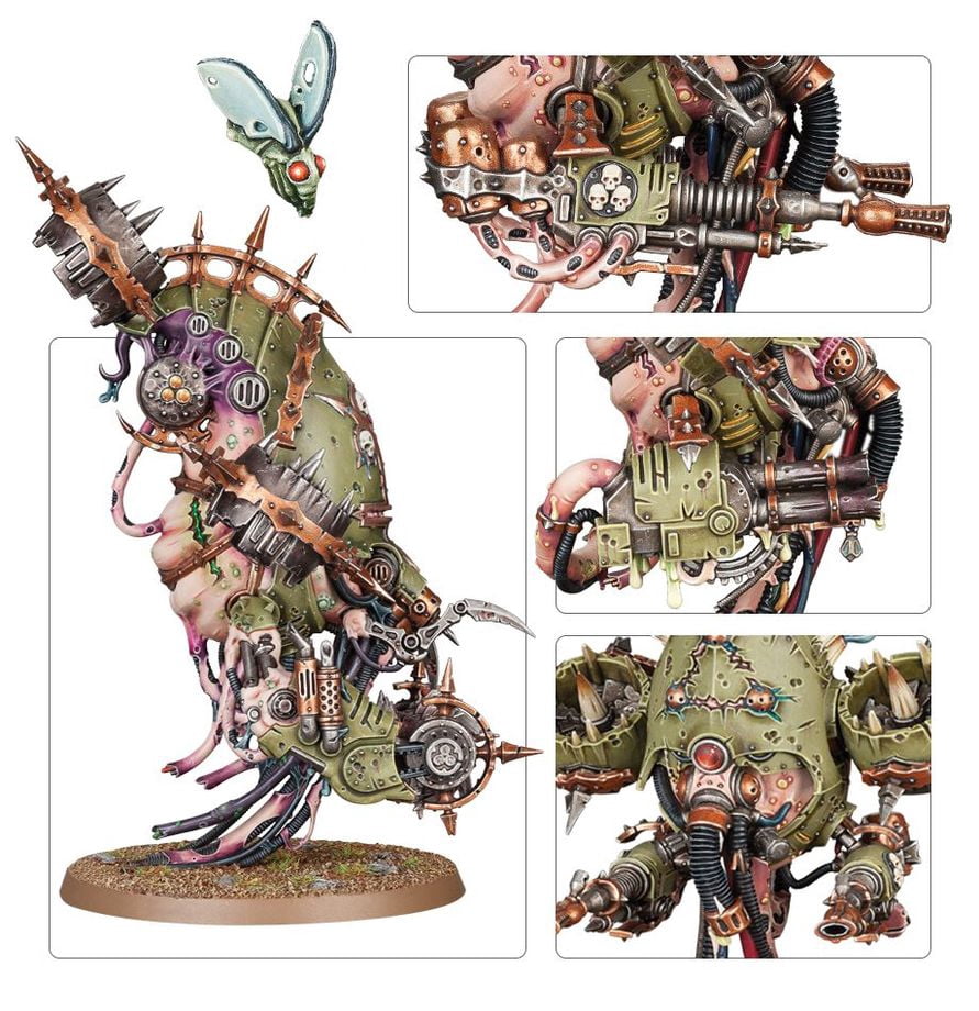 Games Workshop Warhammer 40k Death Guard Foetid Bloat-Drone 43-54