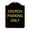 MultiColor, variant on SignMission A-DES-BG-1818-24264 18 x 18 in. Designer Series Sign - Church Parking Only, Black & Gold
