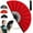 Red, variant on Fan for Dancing Boots on the Ground, Hand Fans for Line Dancing, Big Rave Folding Clacking Clap Fan Women Foldable, Large Handheld Popping Clapping Fans, Festival Decorative Accessories(Red)