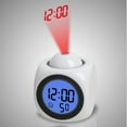 thumbnail image 4 of Multifunction Voice Clock LCD Digital Temperature Alarm LED Projection Talking Clock, 4 of 9