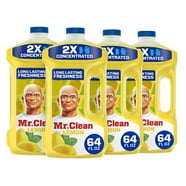 Mr. Clean Antibacterial Multipurpose Cleaner, Gain Scent, 128 oz, Cuts ...