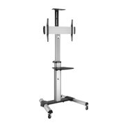 Mount-It! Heavy Duty Mobile TV Cart | 32" to 70" Screens | Flat Screen TV Stand | 110 pound capacity
