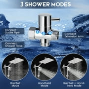 Doulami Shower Head, 8 inch Rain Showerhead, 10 Stage Shower Filtered , 10 Spray Setting, 3 Mode, 2 in 1 Combo