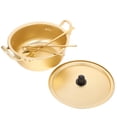 thumbnail image 3 of 1 Set Hot-pot Pot Double Handle Pot Noodle Cooking Pot Aluminum Wok with Spoon, 3 of 8