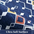 thumbnail image 3 of HOMERRY Rug 6' x 9' Area Rug for Living Room Boho Abstract Geometric Washable Bedroom Non-Slip Carpet for Home Decor, Navy Blue, 3 of 6