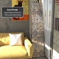 thumbnail image 3 of Oriental Furniture 6 ft. Tall Victorian Tile Canvas Room Divider - 3 Panel, 3 of 7