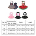 thumbnail image 4 of IBTOM CASTLE Baby Girl 1st Birthday Outfit Cow Print Romper Summer Sleeveless Jumpsuit Ruffle Backless Sunsuit Dress with Headband Cake Smash Photo Shoot Clothes 18-24 Months Black, 4 of 8