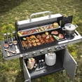 thumbnail image 5 of Vicllax 6-Burner Outdoor Propane Gas Grill with Side Burner Side Table BBQ Stainless Steel, 5 of 12