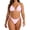 Pink, variant on Bikini Sets for Women 2026 String Halter Bikini Top Low Rise Cheeky Bottom Plus Size Swimwear
