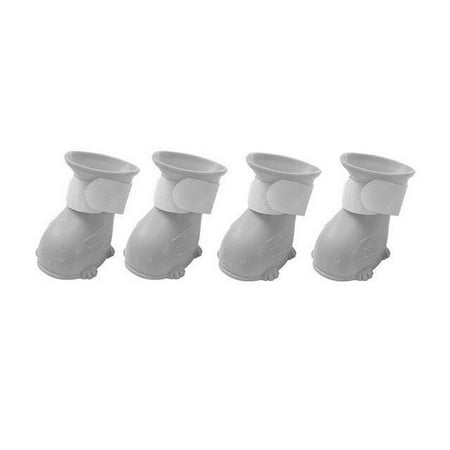 QWZNDZGR Pet Dog Shoes Waterproof Rubber Rain Boots Balloon Footwear Cat Socks For Puppy Anti-skid Boots Dog Rainshoes Pet Supplies
