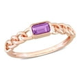thumbnail image 2 of Everly Women's Amethyst 10k Rose Gold Ring, 2 of 10