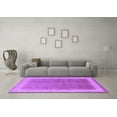 thumbnail image 3 of Ahgly Company Indoor Rectangle Oriental Purple Industrial Area Rugs, 7' x 9', 3 of 4