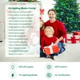 thumbnail image 5 of GLINTEX Pre-lit Artificial Hinged Christmas Tree with APP Controlled LED Lights, Stylish Christmas Decoration Tree, 5 of 7