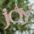 thumbnail image 4 of 6 Pcs Christmas Word Sign Glitter Hanging Ornaments, Compatible With Window Tree Wall Home Decor, 4 of 5