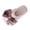 Pink, variant on Womens Fuzzy Bow Slippers Plush Warm Cozy Closed Toe Mule Indoor House Shoes Non-Slip Soft Sole Winter Trendy Fashionable