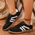 thumbnail image 4 of Dakaela Women's Retro Fashion Sneakers Classic Leopard Casual Running Walking Shoes Memory Foam Non Slip Gym Workout Trainers Black Size 5.5, 4 of 9