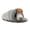 Silver, variant on Arlee Slipper Oval Round Cuddler - Pet Dog Cat Bed - Covered Hooded - Calming Reduce Anxiety - Washable Easy Care - Small/Medium (choose your color)