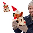 thumbnail image 6 of Animated Santa Riding Reindeer Plush Toy Singing Dancing Electric Stuffed Doll for Christmas Decoration(Khaki-20cm), 6 of 6