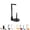 Black, variant on Sewing Machine Thread Stand, Vertical Spool Holder for Large Cones, Single Thread Stand with Steady Base for Quilting Embroidery and DIY