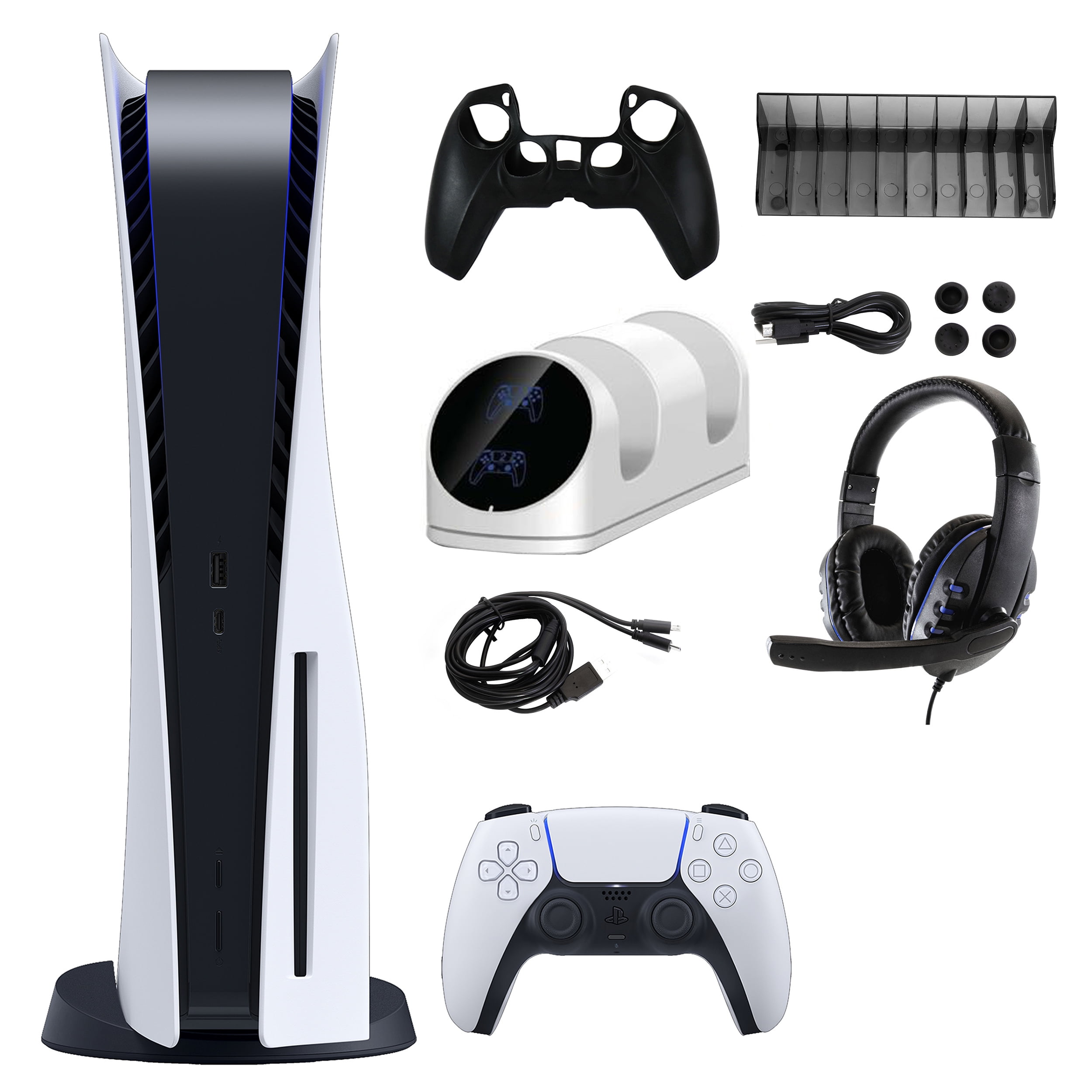 Sony PlayStation 5 Console (PS5 Disc Console) Accessory Set - Walmart.com