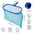 thumbnail image 3 of Upgraded Pool Skimmer Net Heavy Duty Leaf Rake & Pond Swimming Pool Cleaner Supplies Professional Heavy Duty Pool Leaf Rake Fine Mesh Frame Net, 3 of 10