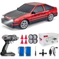 thumbnail image 1 of UNO1RC MC33309 1-16 Scale 4WD Remote Control Drift Car with LED Lights 2.4GHz 28km-h Hard Shell RTR High Speed Drift Racing Sport Toy Car & Gift Rechargeable Batteries for Kids - 2 Piece, 1 of 1